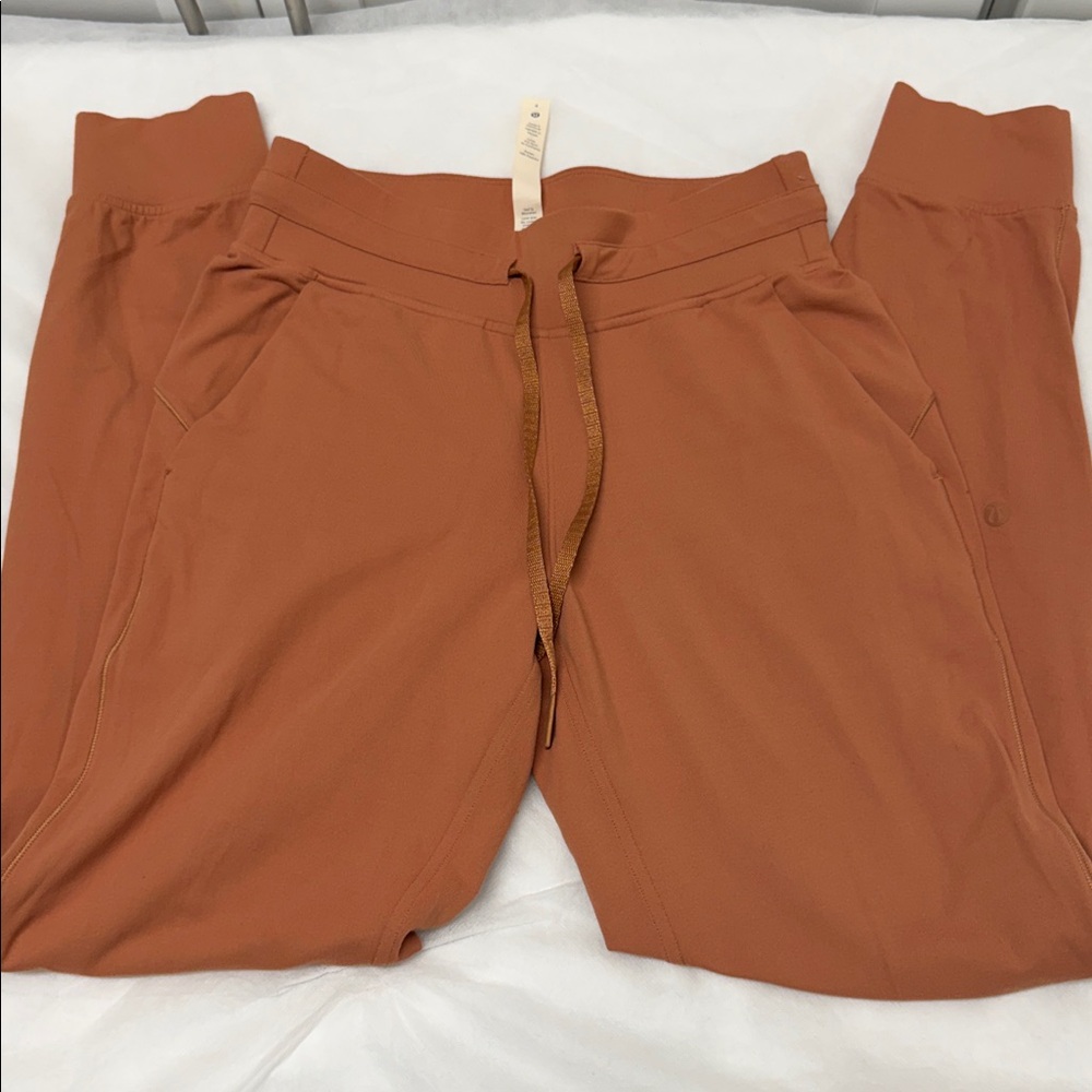 lululemon athletica Rust-Orange Jogger Track Pants